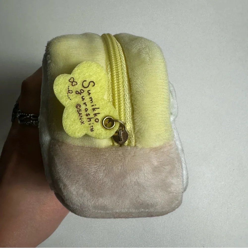 San X Japan Kawaii Plush Sumikko Gurashi Cat Pencil Case Pouch NEW